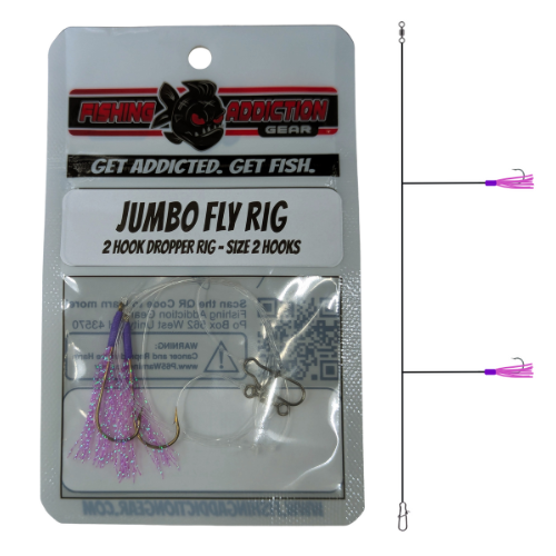 Jumbo Fly Rig - Size 2 – Fishing Addiction Gear