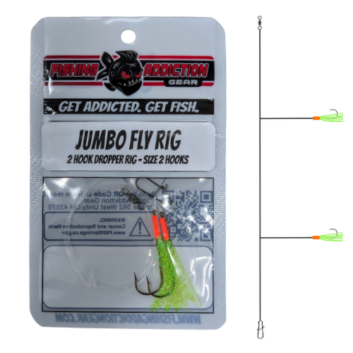 Jumbo Fly Rig - Size 2 – Fishing Addiction Gear