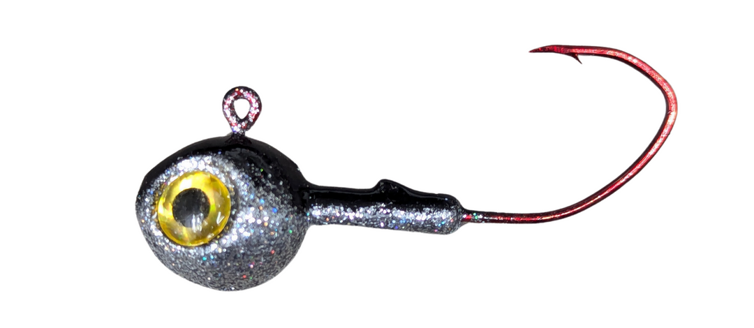 25 Jig Galleggianti Per Walleye 3/8 Oz, Gancio Misura 1, Arancione/verde, Nuovi