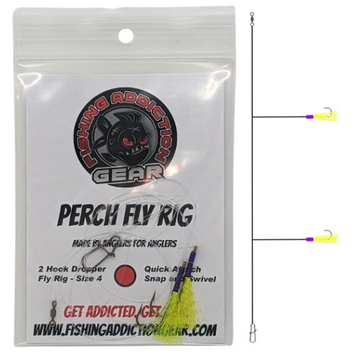 Perch Trolling Rigs Perch Fly Rigs - New Old Stock!! – Fishing Addiction Gear