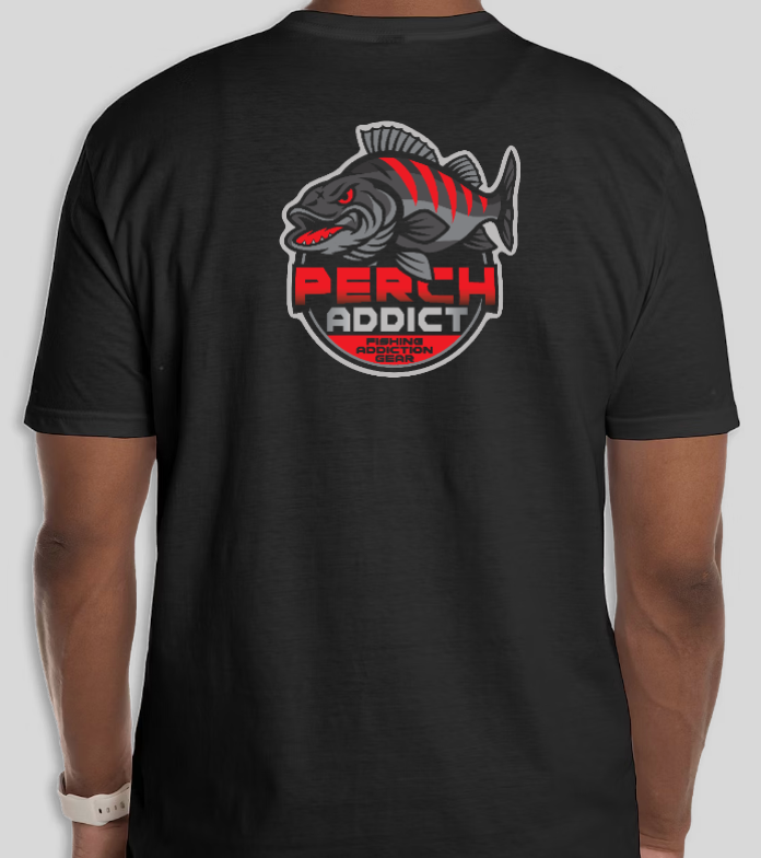 gear addicts Perch Addict T-Shirt – Fishing Addiction Gear