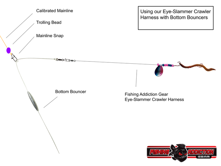 thumbnail image 2 of 36 Handmade 3 Oz Bottom Bouncers – .045 Diameter Wire, Lead, Walleye Fishing 2 of 6