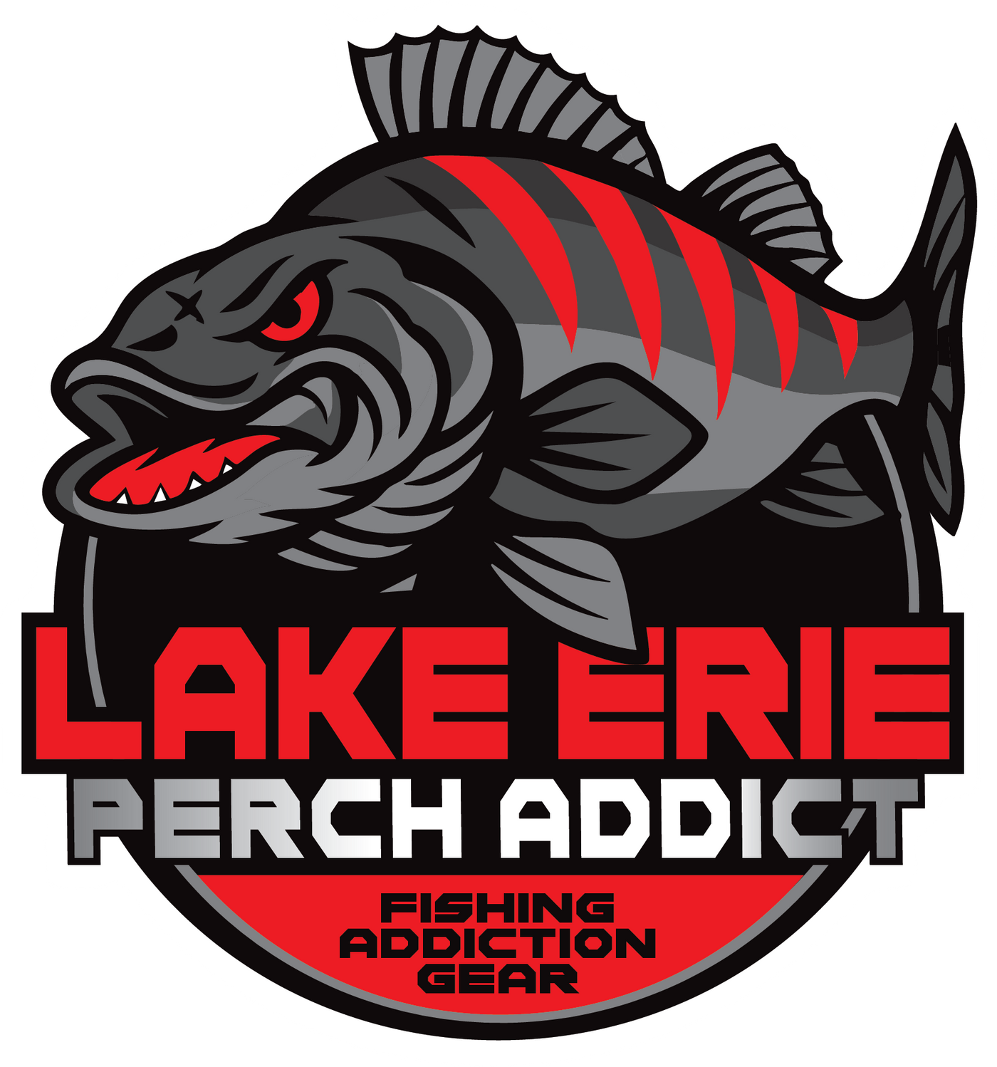 Lake Erie Perch Addict Decal