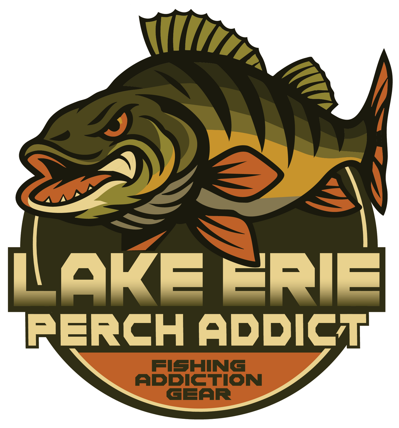 Lake Erie Perch Addict Decal