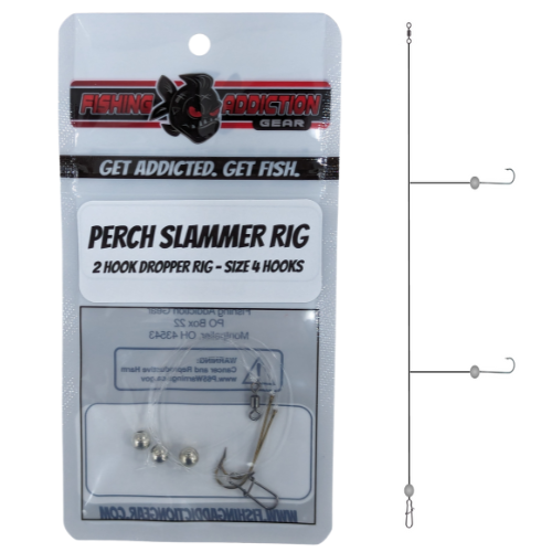 gear hooks Fishing Addiction Gear Perch Slammer Rig | Mountain Dew; 4