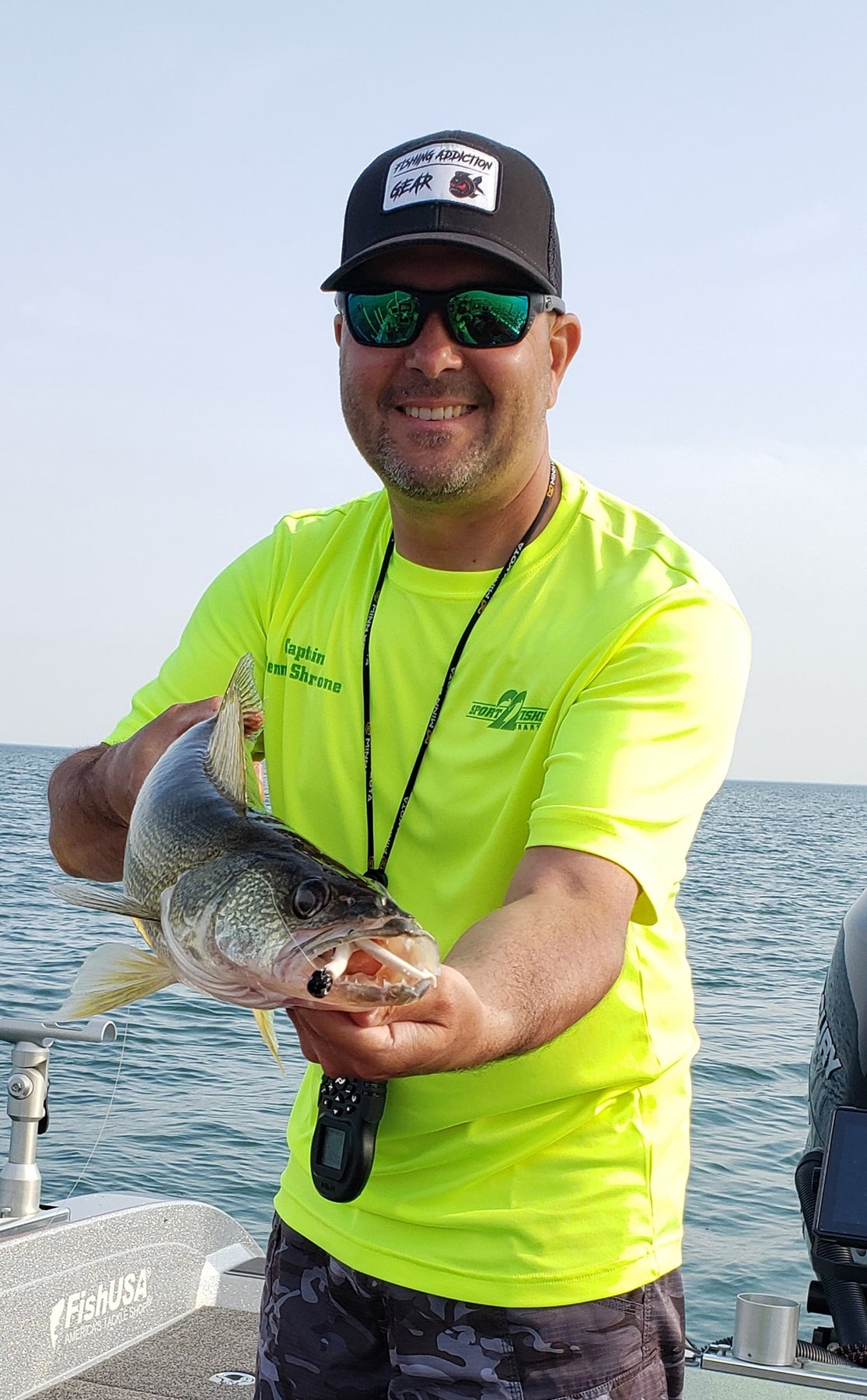 Perch Pro Fishing 112 Split Charcoal/Orange Trucker - Skillfish cap