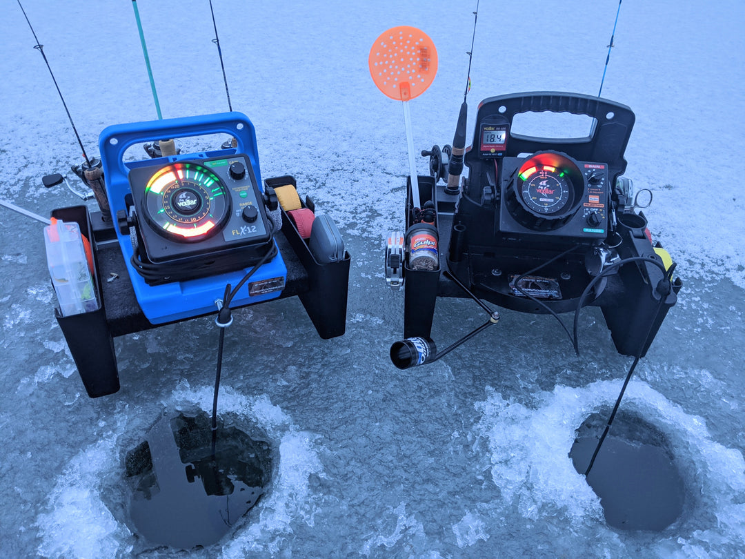 diy ice fishing fishfinder box Ice Fishing Caddy 2.0