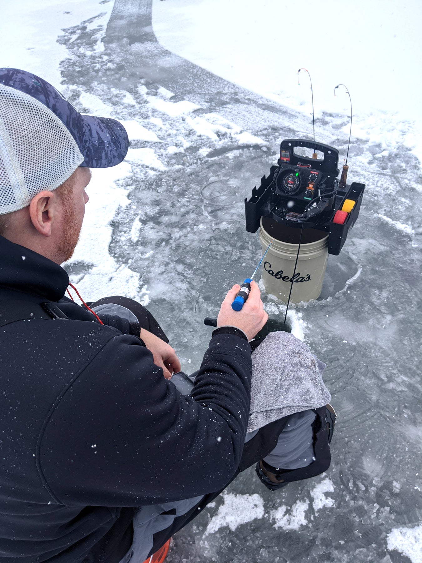 Ice Fishing Caddy 2.0 - Fully Loaded – Fishing Addiction Gear