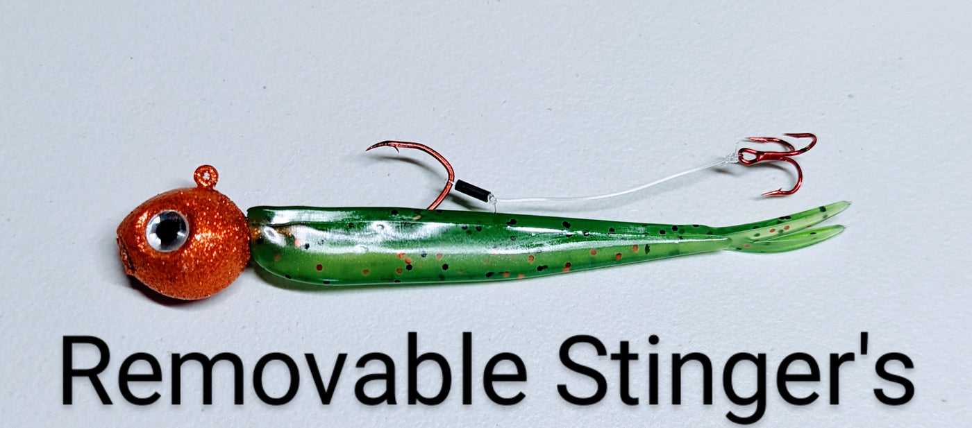 Removable Stinger Hooks | Size 10 | Red | 5PK – Fishing Addiction Gear