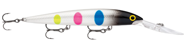 Lot De 12 Leurres De Pêche RAPALA Husky Jerk - Flottants & Coulants Argenté - Mix Neuf/Occasion