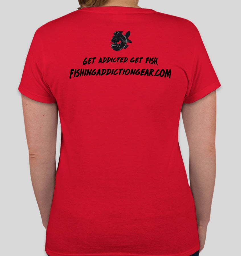 Fishing Addiction Gear T-Shirts - Women's